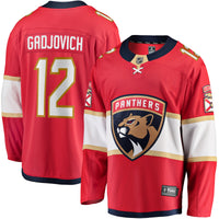 Florida Panthers Jonah Gadjovich Fanatics Red Premier Breakaway Player Jersey