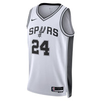 San Antonio Spurs Nike Association Edition Swingman Jersey - White - Devin Vassell