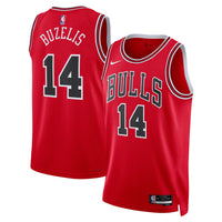 Chicago Bulls Nike Icon Swingman Jersey - Red - Matas Buzelis