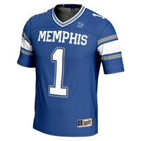 GameDay Greats #1 Royal Memphis Tigers Endzone Football Jersey