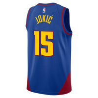 Denver Nuggets Jordan Statement Edition Swingman Jersey - Blue - Nikola Jokic