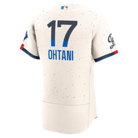 Los Angeles Dodgers Shohei Ohtani Nike Cream City Connect Authentic Sponsor Patch Jersey