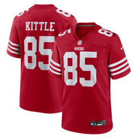 San Francisco 49ers George Kittle Nike Scarlet Team Game Jersey