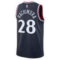 Los Angeles Clippers Nike Replica Icon Edition Swingman Jersey - Navy - Rui Hachimura