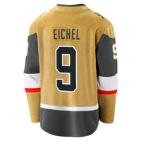 Vegas Golden Knights Jack Eichel Fanatics Gold Home Breakaway Jersey
