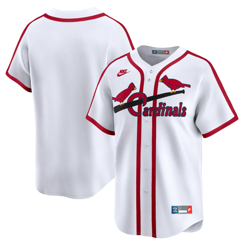 St. Louis Cardinals Nike White Cooperstown Collection Limited Jersey