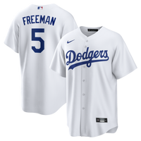 Los Angeles Dodgers Freddie Freeman Nike White Home Replica Jersey
