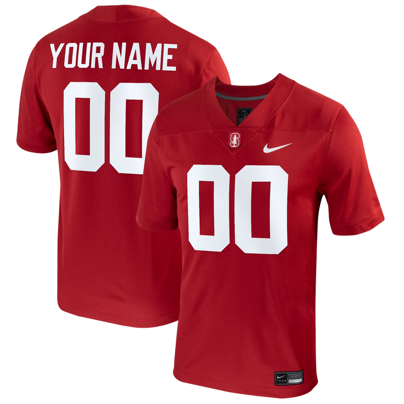 Nike Cardinal Stanford Cardinal Football Custom Game Jersey