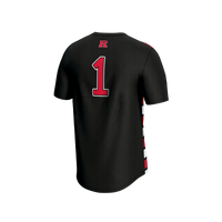 GameDay Greats #1 Black Rutgers Scarlet Knights Lightweight Soccer Fashion Jersey