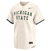Nike Natural Michigan State Spartans Baseball Limited Jersey