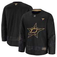 Dallas Stars Fanatics Black 2024 Military Appreciation Practice Jersey