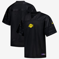 Los Angeles Lakers Nike Courtside Football Jersey - Black -