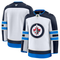 Winnipeg Jets Fanatics White Away Premium Jersey