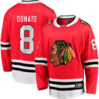 Chicago Blackhawks Ryan Donato Fanatics Red Home Breakaway Jersey