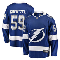 Tampa Bay Lightning Jake Guentzel Fanatics Blue Home Premier Breakaway Player Jersey