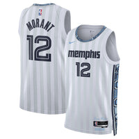 Memphis Grizzlies Nike 2025/26 City Edition Swingman Jersey - Gray - Ja Morant