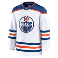 Edmonton Oilers Fanatics White Away Premium Jersey