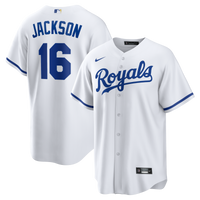 Kansas City Royals Bo Jackson Nike White Home Retired Player Replica Jersey