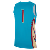 Nike #1 Turquoise Florida State Seminoles Alternate Replica Jersey