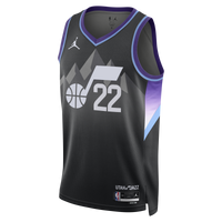 Utah Jazz Jordan Brand Statement Edition Swingman Jersey - Black - Darryn Peterson -