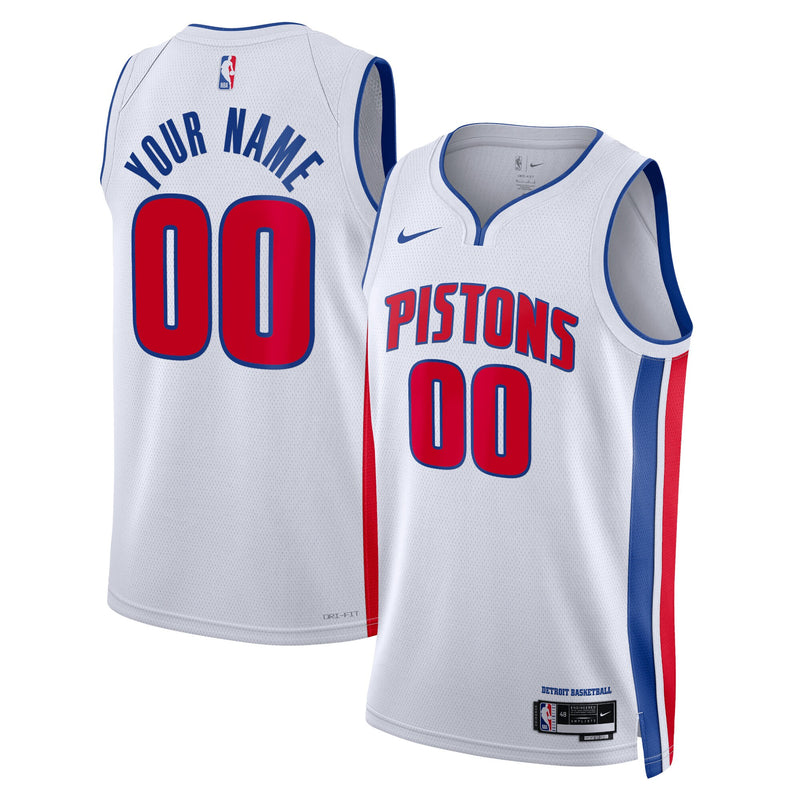 Detroit Pistons Nike Association Swingman Jersey - Custom