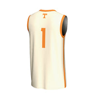 GameDay Greats #1 Cream Tennessee Volunteers Lightweight Basketball Fashion Jersey
