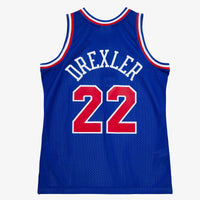 NBA Mitchell & Ness Clyde Drexler 1992 All-Star West Authentic Jersey - Royal Blue