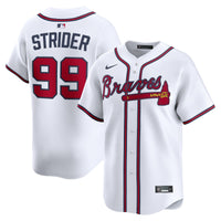 Atlanta Braves Spencer Strider Nike White Home Limited Player Jersey