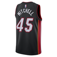 Miami Heat Nike Icon Edition Swingman Jersey - Black - Davion Mitchell
