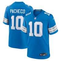 Detroit Lions Isiah Pacheco Nike Blue Team Game Jersey