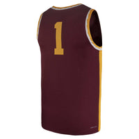 Nike #1 Maroon Minnesota Golden Gophers Team Replica Basketball Jersey