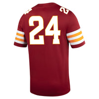 Nike #24 Cardinal Iowa State Cyclones Untouchable Football Jersey