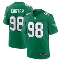 Philadelphia Eagles Jalen Carter Nike Kelly Green Alternate Game Jersey