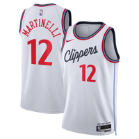 Los Angeles Clippers Nike Replica Association Edition Swingman Jersey - White - Nick Martinelli