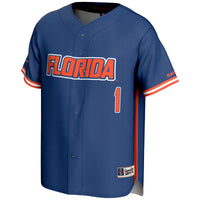 GameDay Greats #1 Royal Florida Gators Lightweight Baseball Jersey