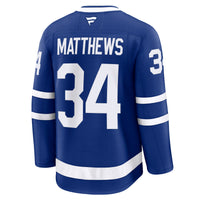 Toronto Maple Leafs Auston Matthews Fanatics Blue Captain Patch Home Premium Jersey