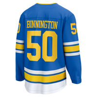 St. Louis Blues Jordan Binnington Fanatics Blue Home Breakaway Jersey