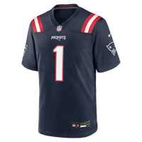New England Patriots A.J. Brown Nike Navy Team Game Jersey