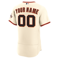 San Francisco Giants Nike Cream Home Authentic Custom Jersey