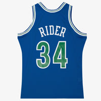 Minnesota Timberwolves Mitchell & Ness Isaiah Rider Jr 1993 Dark Authentic Jersey - Midnight Blue