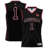 GameDay Greats #1 Black Louisville Cardinals Lightweight Basketball Jersey