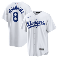 Los Angeles Dodgers Enrique Hernández Nike White Home Replica Jersey