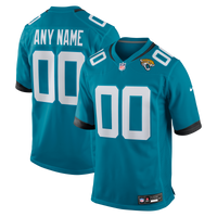Jacksonville Jaguars Nike Teal Custom Game Jersey