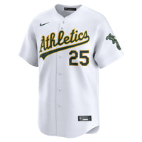 Athletics Brent Rooker Nike White Home Limited Player Jersey