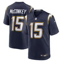 Los Angeles Chargers Ladd McConkey Nike Navy Alternate Super Chargers Game Player Jersey