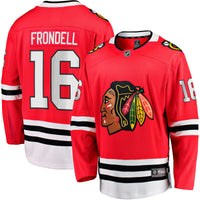 Chicago Blackhawks Anton Frondell Fanatics Red Breakaway Jersey