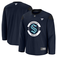 Seattle Kraken Fanatics Navy Practice Jersey