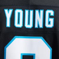 Carolina Panthers Bryce Young Nike Black Team Vapor F.U.S.E. Stitched Limited Jersey