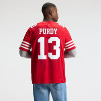 San Francisco 49ers Brock Purdy Nike Scarlet Team Vapor F.U.S.E. Stitched Limited Jersey