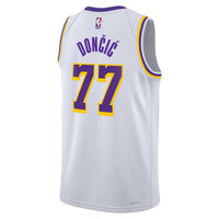 Los Angeles Lakers Nike Association Edition Swingman Jersey - White - Luka Don?i?